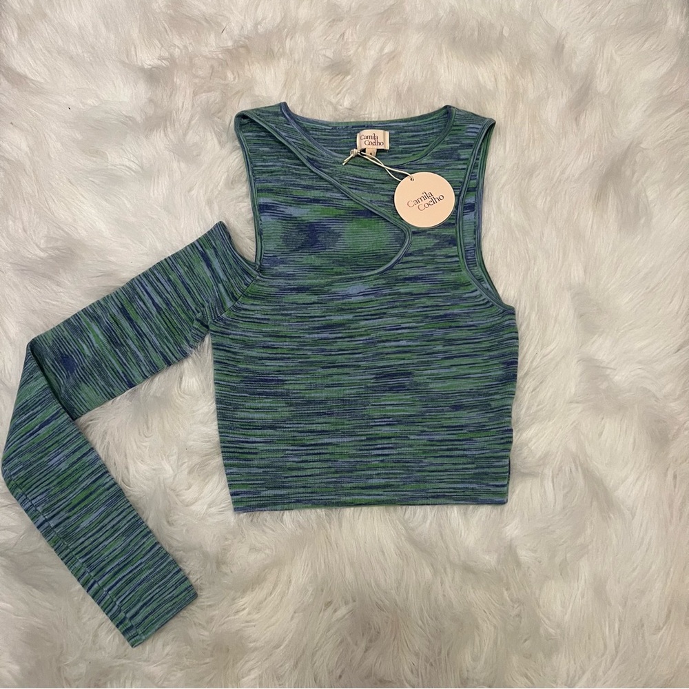 NWT💎Camila Coehlo ‘Aideen’ cut out knit top